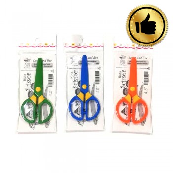4.5" Plastic Kids Scissors (Best)