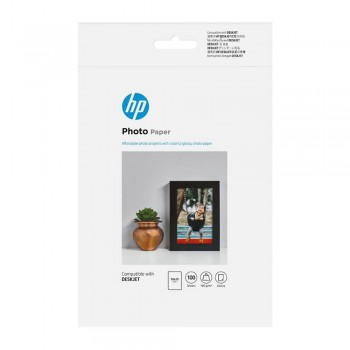 HP Glossy Photo Paper-100 sht/10 x 15 cm