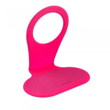 Bobino FOLDING PHONE HOLDER (Pink) - Anti-slip Pad, Folding Hinge