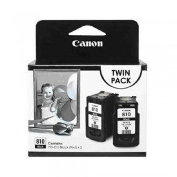 Canon PG-810 Twin Pack Ink Cartridge - Black
