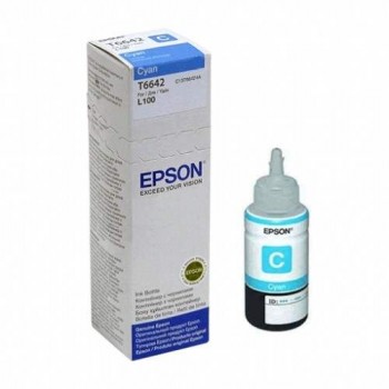 Epson L100 L200 L300 Cyan Ink Cartridge (C13T664200)