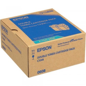 Epson SO50608 Double Pack Cyan Toner (Item No:EPS SO50608)