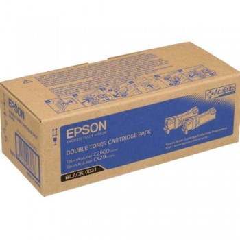 Epson SO50631 Double Cap Black Toner Cartridge (Item No:EPS SO50631)