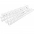 M-Bind Plastic Binding Comb - 20mm x 21 Ring, 100pcs/box, White