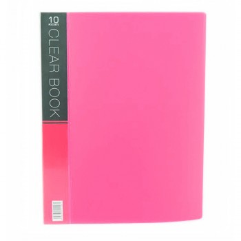 CBE Merry Colour Clear Book VK10 A4 PINK ( ITEM NO : B10 53 P )