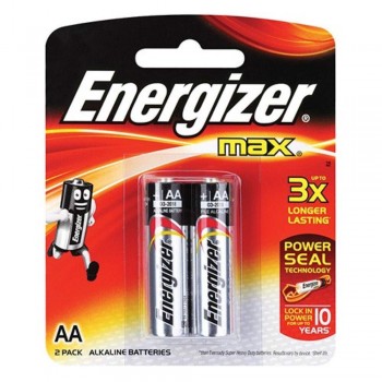 Energizer MAX AA Alkaline Batteries - 2psc pack (Item No: B06-05) A1R2B218 [220037587]