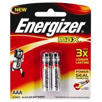 Energizer MAX AAA Alkaline Batteries - 2psc pack (Item No: B06-07) A1R2B220 [220092752]
