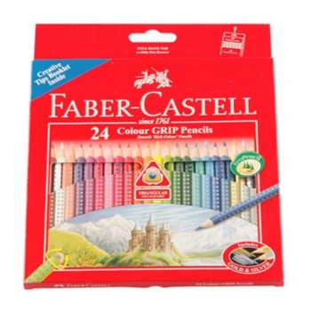 Faber Castell 24 Colour Grip Pencils (Item No:B05-02) A1R2B190