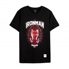 Avengers: Endgame Series Iron Flame Tee (Black, Size S)