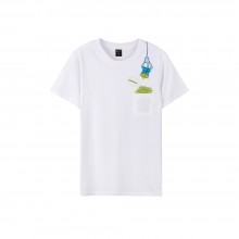 Pixar Series Aliens Pocket Tee (White, Size XL)