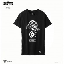 Marvel Captain America: Civil War Tee Battle - Black, Size M (APL-CA3-023)