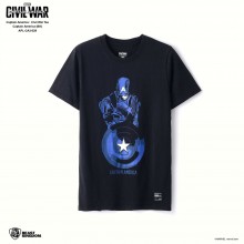 Marvel Captain America: Civil War Tee Captain America - Black, Size M (APL-CA3-029)