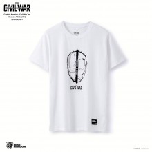 Marvel Captain America: Civil War Tee Choose A Side - White, Size XL (APL-CA3-017)