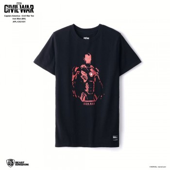 Marvel Captain America: Civil War Tee Iron Man - Black, Size XL (APL-CA3-031)