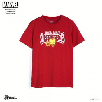 Marvel: Marvel Kawaii Tee Iron Man - Red, Size XL (APL-MK-TEE-001)