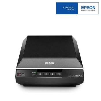Epson Perfection V600 Photo â€” A4 Flatbed Scanner - 6400x9600dpi Black Powerful Digital ICE Technology