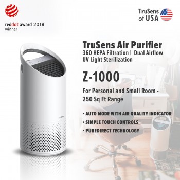 Trusens Z-1000 Air Purifier, Personal and Small Room - 250 Sq Ft Range